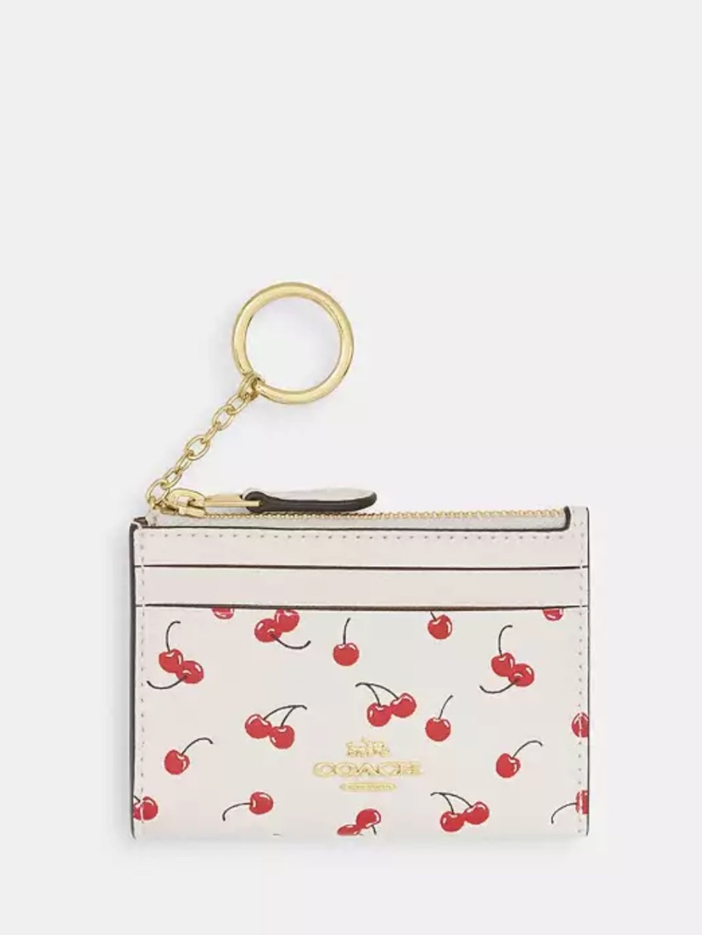 NWT Coach! Mini Skinny ID Case
With Cherry Print 🍒